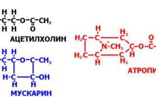 Отравление м-холиномиметиками и мускарином