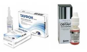 Виды глазных капель для лечения катаракты