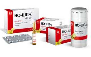 Последствия передозировки но-шпой и дротаверином