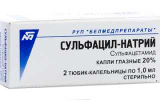 Особенности применения глазных капель сульфацил натрия и его аналоги