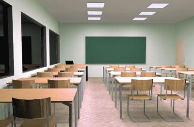Светодиодное освещение в классе