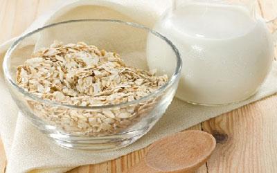 Овес и молоко
