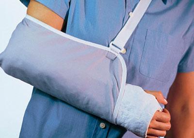 Человек с переломом