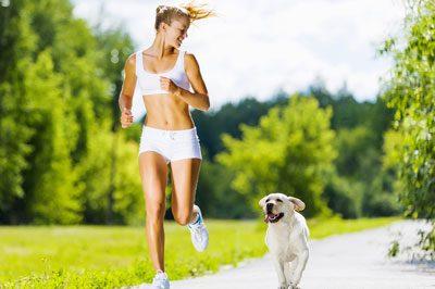 Пробежка с собакой
