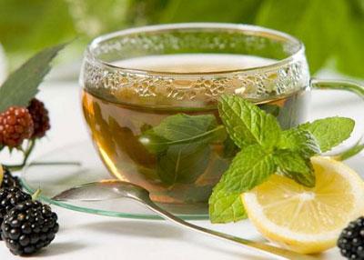 Чай с мятой и лимоном