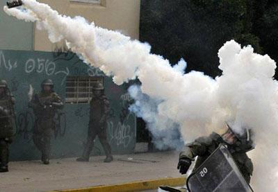 Баллон с отравляющим газом