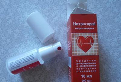 Препарат Нитроспрей