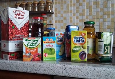 Магазинные соки