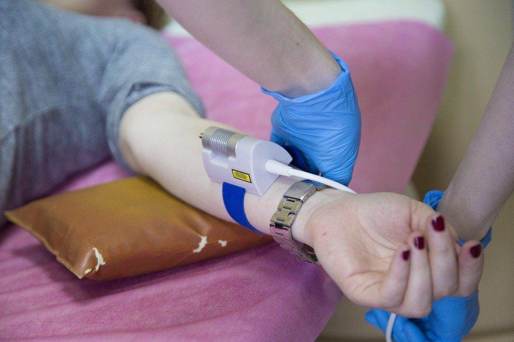 Лазер для очистки крови