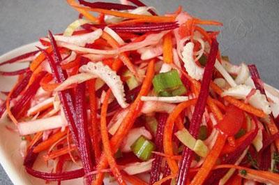 Салат щетка