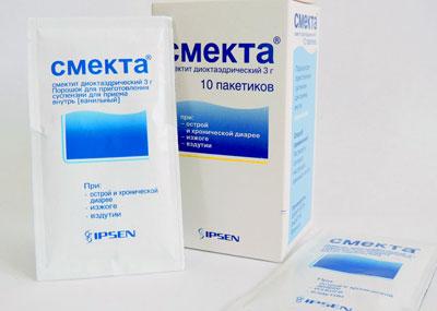 Порошки смекта