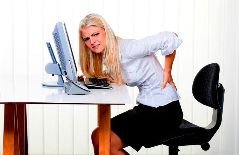 Вред компьютера для позвоночника и суставов