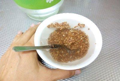 Запаривание гречки