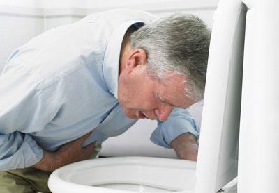 Рвота у мужчины