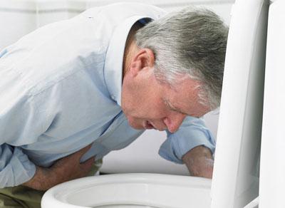 Рвота у мужчины