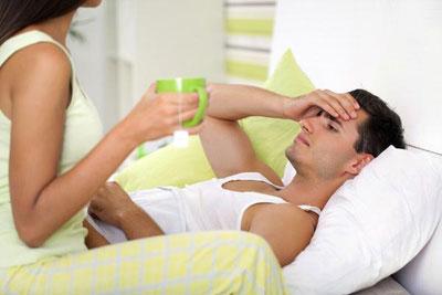 Больной мужчина