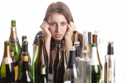 Большое количество спиртного