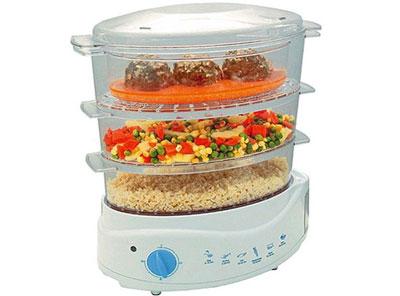 Приготовление еды в пароварке