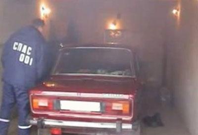 Выхлопные газы в гараже