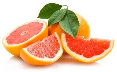 Разрезанный грейпфрукт