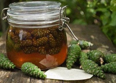 Настойка сосновых шишек