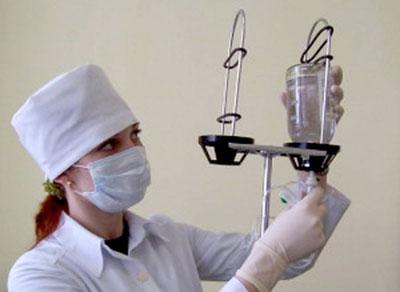 Постановка капельницы