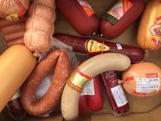 Просроченные колбасные изделия