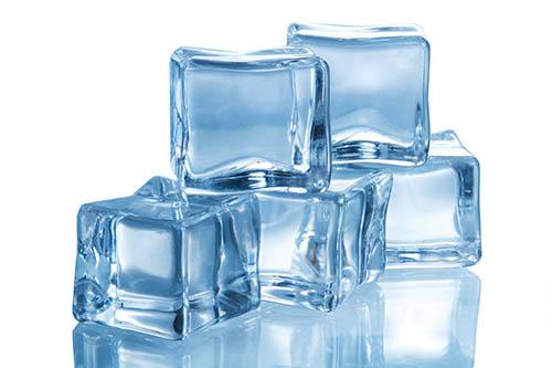 Кусочки льда