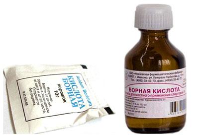 Формы выпуска борной кислоты