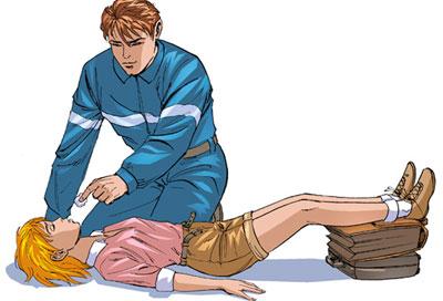 Приведение в чувство нашатырным спиртом