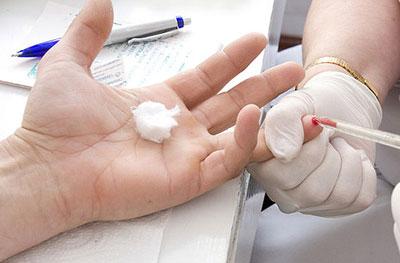 Сбор крови на анализ