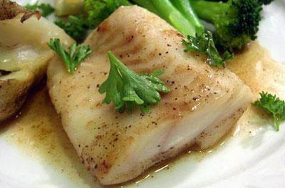 Отварная рыба