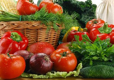 Свежие овощи