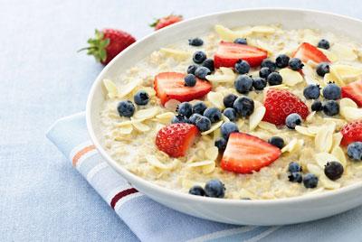 Каша с фруктами