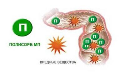 Механизм действия энтеросорбента