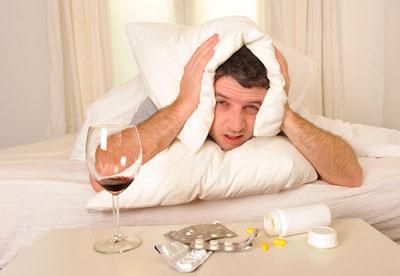 Похмелье у мужчины