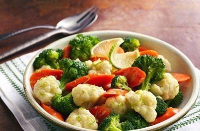 Отварные овощи