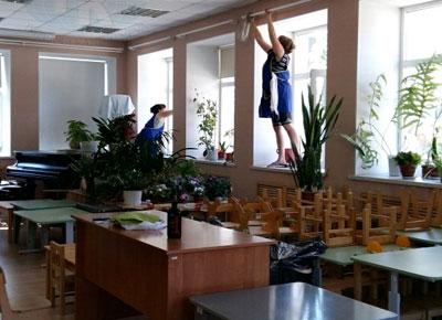 Уборка в детском саду