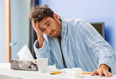 Простуда у мужчины