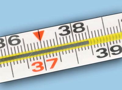 Температура выше 38 градусов