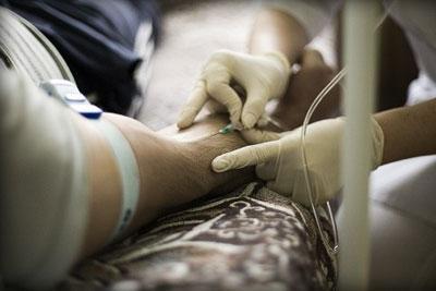 Постановка капельницы