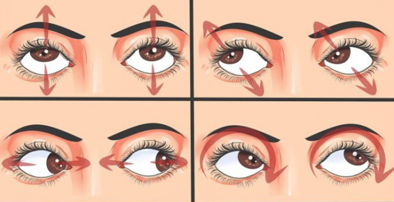 упражнения для очей