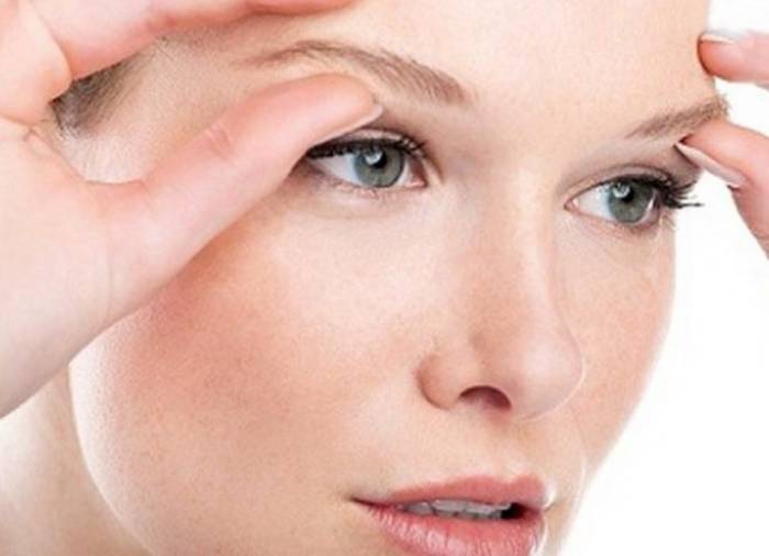 массаж для глаз