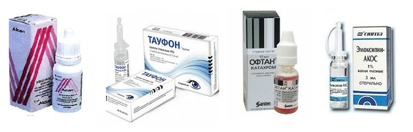 список капель при катаракте