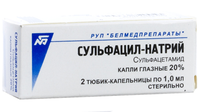 применение капель сульфацил